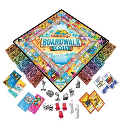 MasterPieces Opoly Family Board Games -&#160;Beach Life Boardwalk Opoly Image 2