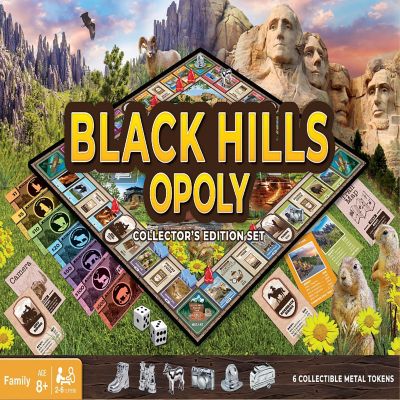 MasterPieces Opoly Family Board Games - Black Hills Opoly Image 1