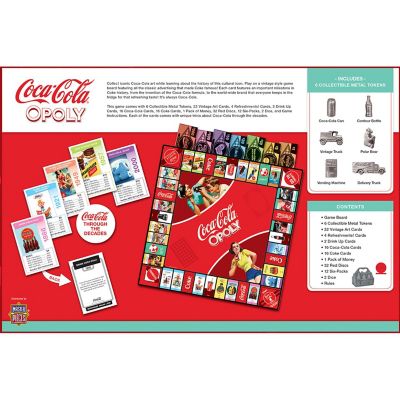 MasterPieces Opoly Family Board Games - Coca-Cola Opoly Image 3