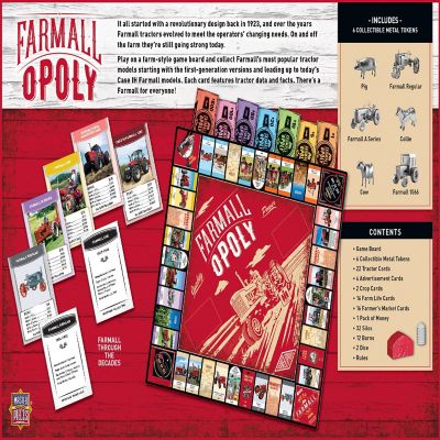 MasterPieces Opoly Family Board Games - Farmall Opoly Image 2