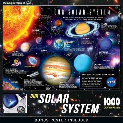MasterPieces Our Solar System - 1000 Piece Jigsaw Puzzle for Adults Image 1
