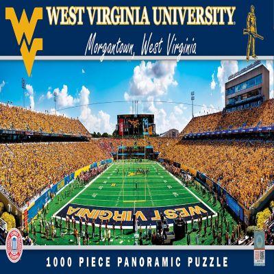 MasterPieces Panoramic Puzzle - NCAA West Virginia Mountaineers Endzone Image 1