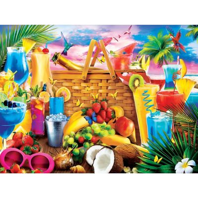 MasterPieces Paradise Beach - Picnic on the Beach 550 Piece Puzzle Image 2