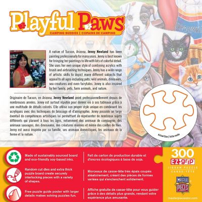 MasterPieces Playful Paws - Camping Buddies 300 Piece EZ Grip Puzzle Image 3