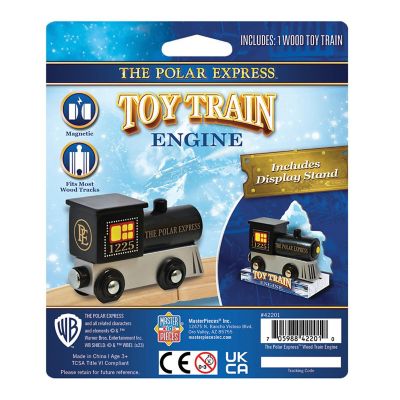 MasterPieces Polar Express Wooden Toy Train Engine For Kids Image 3