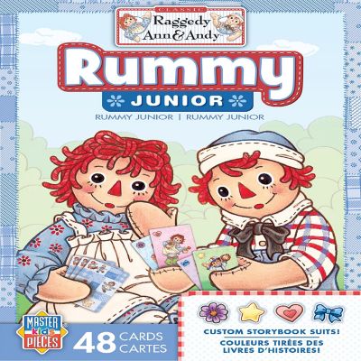 MasterPieces - Raggedy Ann and Andy - Rummy Junior Card Game Image 1