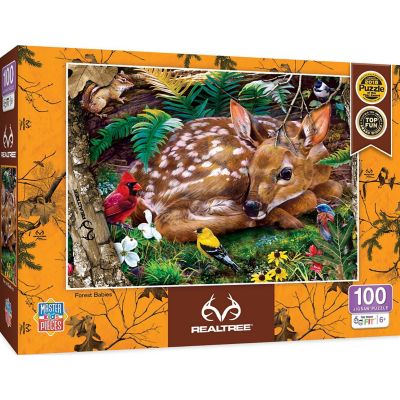 MasterPieces Realtree - Forest Babies 100 Piece Jigsaw Puzzle Image 1