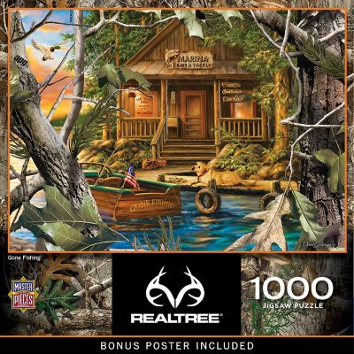 MasterPieces Realtree - Gone Fishing 1000 Piece Jigsaw Puzzle Image 1