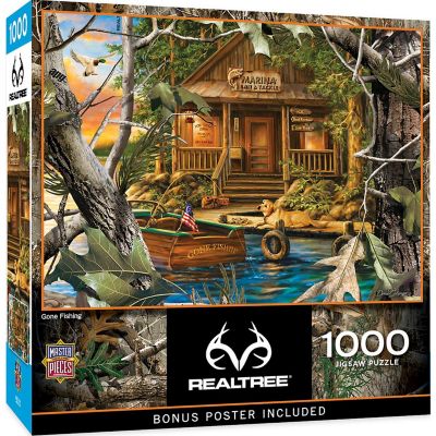 MasterPieces Realtree - Gone Fishing 1000 Piece Jigsaw Puzzle Image 1