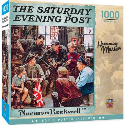 MasterPieces Saturday Evening Post - Homecoming Marine 1000 Piece Puzzle Image 1