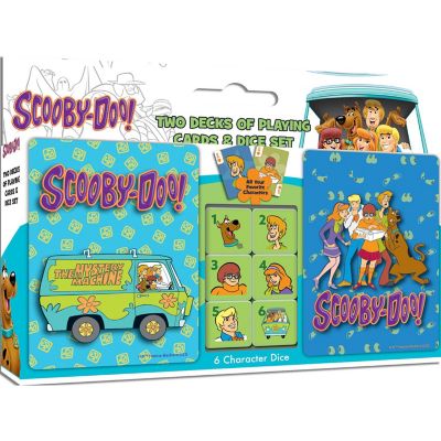 MasterPieces Scooby Doo 2-pack Playing Cards & Dice Set Image 1