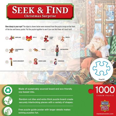MasterPieces Seek & Find - Christmas Surprise 1000 Piece Jigsaw Puzzle Image 3