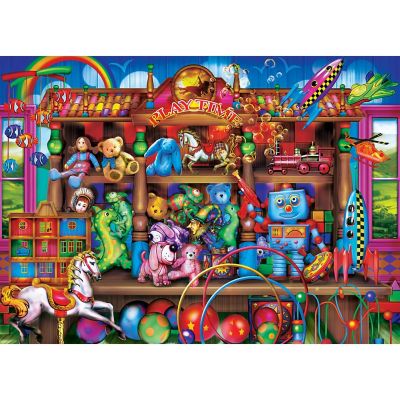 MasterPieces Seek & Find - Secret Toy Heaven 1000 Piece Jigsaw Puzzle Image 2