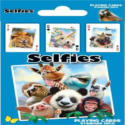 MasterPieces Selfies Playing Cards - 54 Card Deck for Adults Image 1