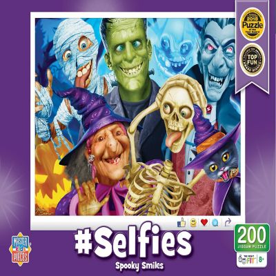MasterPieces Selfies - Spooky Smiles 200 Piece Jigsaw Puzzle Image 1