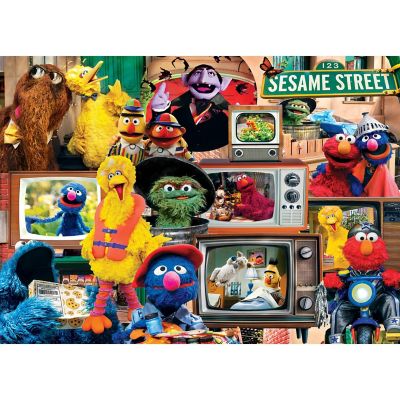 MasterPieces Sesame Street - Big Bird's Block Party 1000 Piece Puzzle Image 2