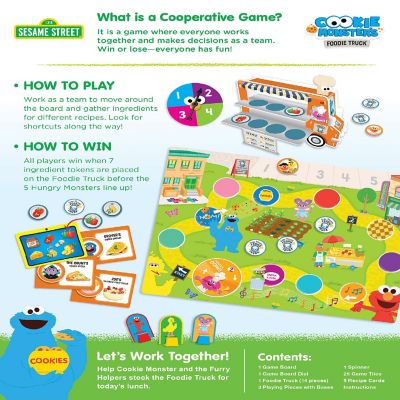 MasterPieces Sesame Street - Cooke Monster's Food Truck Co-Op Game Image 2