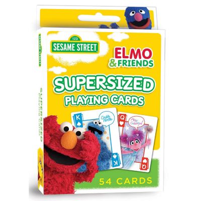 MasterPieces Sesame Street - Elmo & Friends Jumbo Playing Cards Image 1