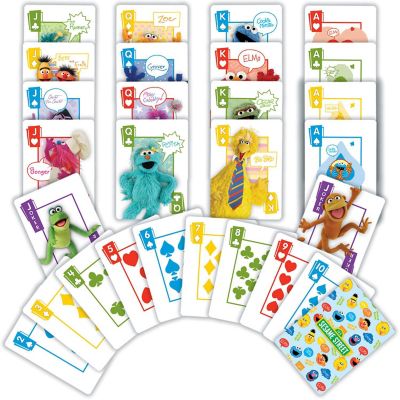 MasterPieces Sesame Street - Elmo & Friends Jumbo Playing Cards Image 2