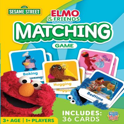 MasterPieces Sesame Street - Elmo & Friends Matching Game for kids Image 1