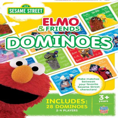 MasterPieces Sesame Street - Elo & Friends Picture Dominoes for kids Image 1