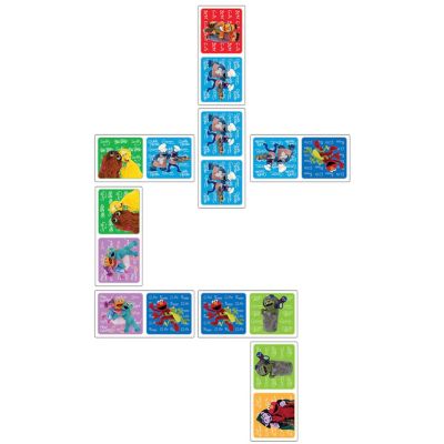 MasterPieces Sesame Street - Elo & Friends Picture Dominoes for kids Image 2