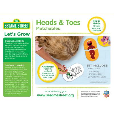 MasterPieces Sesame Street - Heads & Toes Matching Jigsaw Puzzles Image 3