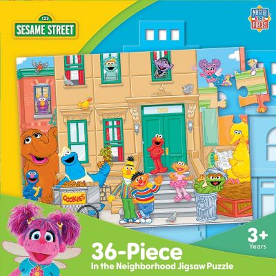 MasterPieces Sesame Street In the Neighborhood 36 Piece Jigsaw Puzzle Image 1