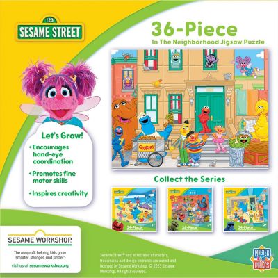 MasterPieces Sesame Street In the Neighborhood 36 Piece Jigsaw Puzzle Image 3