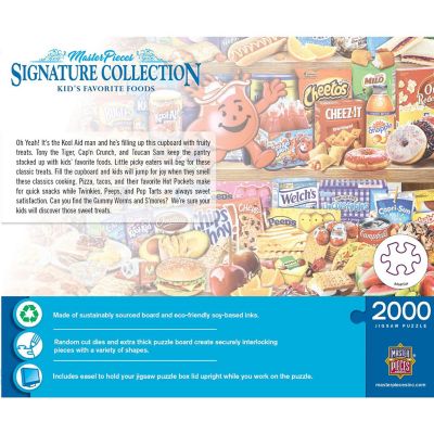 MasterPieces Signature Collection - Kids' Favorite Foods 2000 Piece Puzzle Image 3