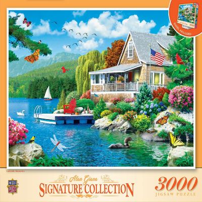 MasterPieces Signature Collection - Lakeside Memories 3000 Piece Puzzle Image 1