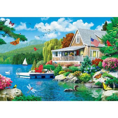 MasterPieces Signature Collection - Lakeside Memories 3000 Piece Puzzle Image 2