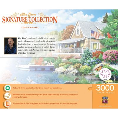 MasterPieces Signature Collection - Lakeside Memories 3000 Piece Puzzle Image 3