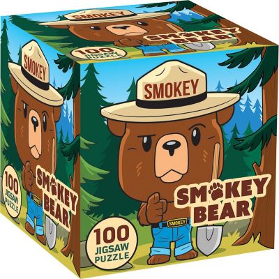 MasterPieces Smokey Bear - 100 Piece Square Jigsaw Puzzle for kids Image 1