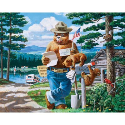 MasterPieces Smokey Bear 4-Pack 100 Piece Jigsaw Puzzles for Kids Image 3