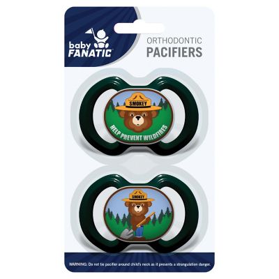 MasterPieces Smokey Bear Infant Baby Pacifier 2-Pack Image 2