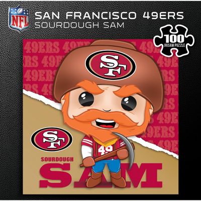 MasterPieces Sourdough Sam - San Francisco 49ers Mascot 100 Piece Jigsaw Puzzle Image 3