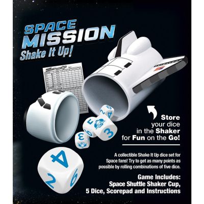 MasterPieces Space Mission Shake It Up Dice Game for Families and Kids Image 3