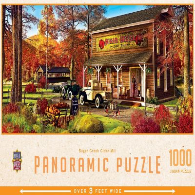 MasterPieces Sugar Creek Cider Mill 1000 Piece Panoramic Jigsaw Puzzle Image 1