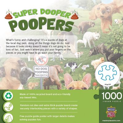 MasterPieces Super Dooper Poopers 1000 Piece Jigsaw Puzzle for Adults Image 3