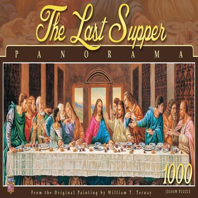 MasterPieces The Last Supper - 1000 Piece Panoramic Jigsaw Puzzle Image 1