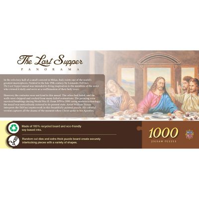 MasterPieces The Last Supper - 1000 Piece Panoramic Jigsaw Puzzle Image 3