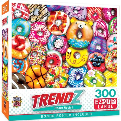 MasterPieces Trendz - Donut Resist 300 Piece EZ Grip Jigsaw Puzzle Image 1