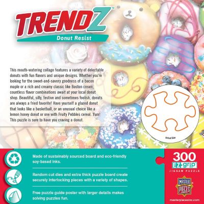 MasterPieces Trendz - Donut Resist 300 Piece EZ Grip Jigsaw Puzzle Image 3