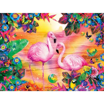 MasterPieces Tropics - Pretty in Pink 300 Piece EZ Grip Jigsaw Puzzle Image 2