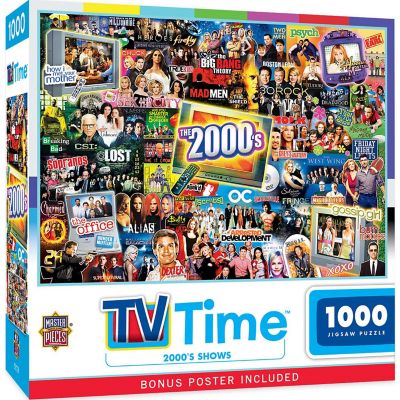 MasterPieces TV Time - 2000's Shows 1000 Piece Jigsaw Puzzle Image 1