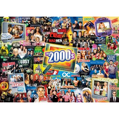MasterPieces TV Time - 2000's Shows 1000 Piece Jigsaw Puzzle Image 2