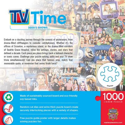 MasterPieces TV Time - 2000's Shows 1000 Piece Jigsaw Puzzle Image 3