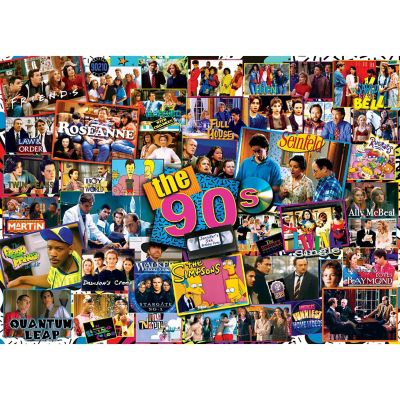 MasterPieces TV Time - 90's Shows 1000 Piece Jigsaw Puzzle for Adults Image 2