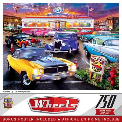 MasterPieces Wheels - Runner's Up 750 Piece Jigsaw Puzzle for Adults Image 1